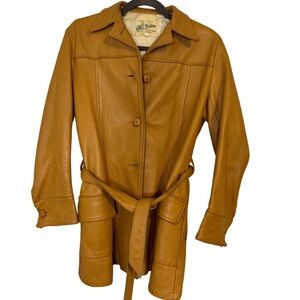 Vintage men’s leather jacket size 36